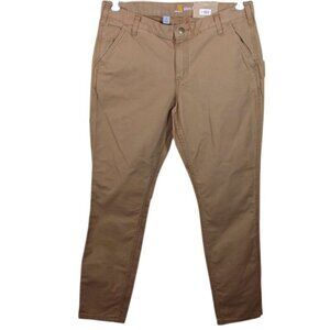 Carhartt Women's Crawford Slim Fit Pant 14 Regular in Yukon